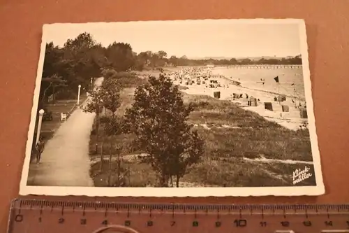 tolle alte Karte -  Strand Strandkörbe - Ostseebad Boltenhagen (2)