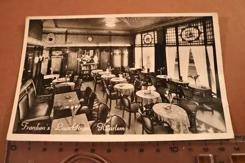 tolle alte Karte -  Franken´s Lunchroom Haarlem Niederlande 20-40er Jahre ?