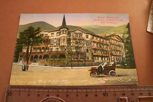 tolle alte Karte - Hotel Victoria Bad Harzburg 1910-20 ??