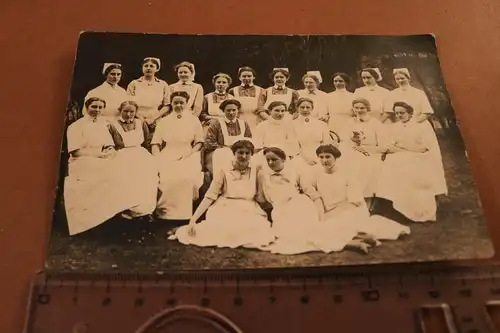 tolles altes Foto - Gruppe Krankenschwestern 1910-20 ???
