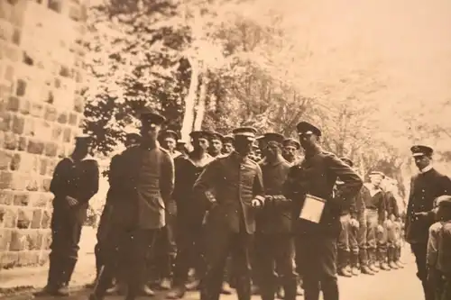 altes Foto - Gruppe Soldaten  Matrosen  - Upladen - 