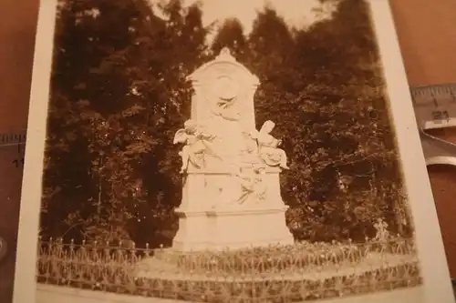 tolles altes Foto - Bonn - Grab Denkmal Robert und Clara Schumann