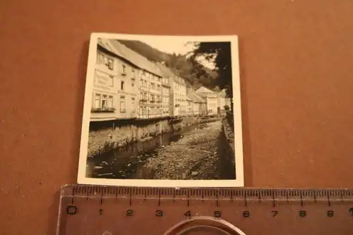 tolles altes Foto - Monschau Montjoie - Häuser-Partie Pension