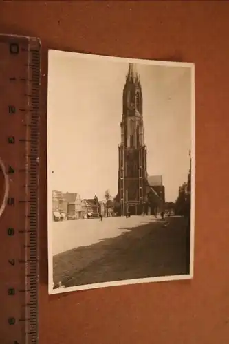 tolles altes Foto - Delft Neue  Kirche  30-50er Jahre ?