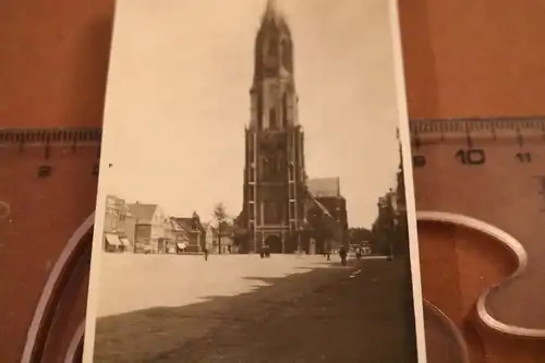 tolles altes Foto - Delft Neue  Kirche  30-50er Jahre ?