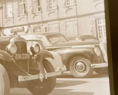 tolles altes Negativ - Austin 12HP ?? Oldtimer  Taxi London Istanbul 60er Jahre