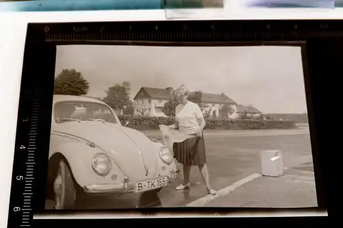 tolles altes Negativ - Oldtimer VW Käfer 60-70er Jahre
