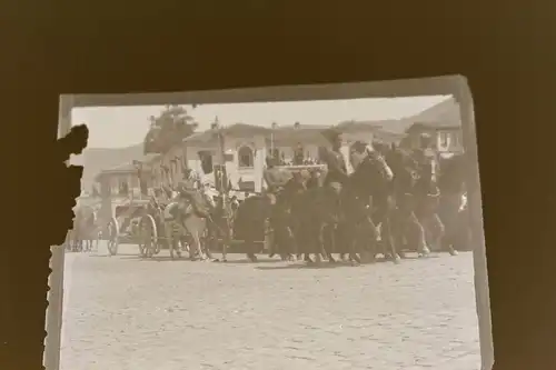 tolles altes Negativ - Parade türkische Armee - 30-40er Jahre ??