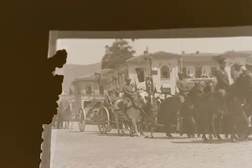 tolles altes Negativ - Parade türkische Armee - 30-40er Jahre ??