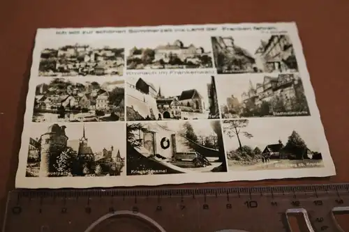 tolle alte Karte - Kronach im Frankenwald  Ansichten - 50-60er Jahre ???
