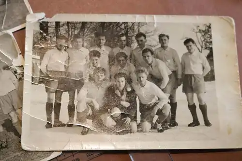 fünf tolle alte Fotos - Fußball-Verein ASG Vorwärts Potsdam - 1956