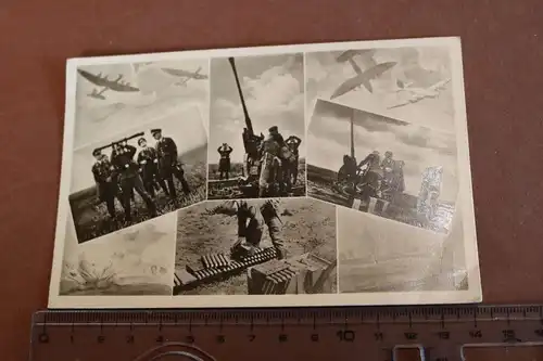 tolle alte Karte Ansichten Flak-Abteilung 
