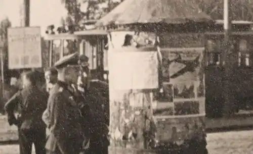 tolles altes Foto - Kirowograd  russische Litfasssäule 