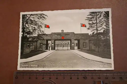 tolle alte Karte- Haupttor Carlshöhe Kaserne Eckernförde 30-40er jahre