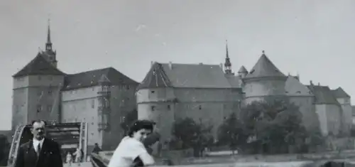 tolles altes Foto - Torgau ? Schloß Hartenfels  20-30er Jahre ?