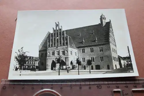 tolle alte Karte -  Jüterbog - Rathaus    30-50er Jahre ?