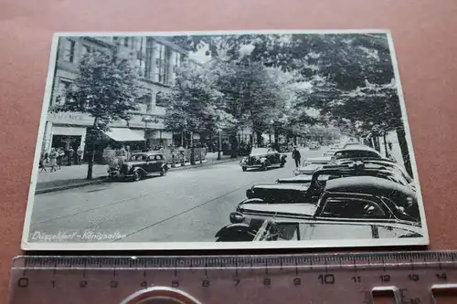 tolle alte Karte -  Düsseldorf Königsallee  1943 
