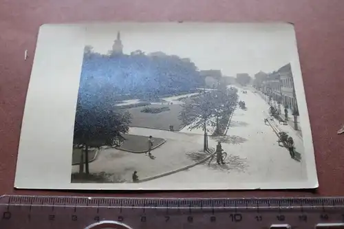 tolles altes Foto - Strasse in Andrichau Oberschlesien ?? 1943