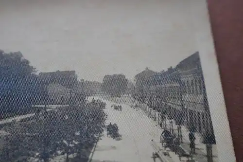 tolles altes Foto - Strasse in Andrichau Oberschlesien ?? 1943