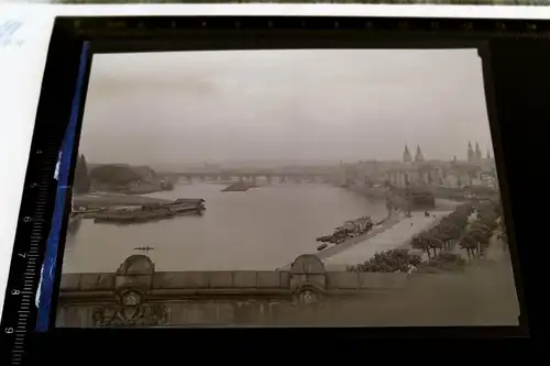 tolles altes Negativ - Ansicht Koblenz ?   30-40er Jahre 