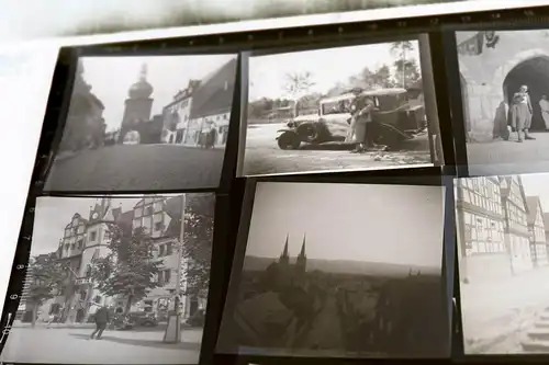 21 tolle alte Negative - Blankenburg, Thüringen, Oldtimer    30er Jahre