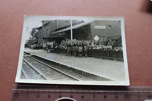 tolles altes Foto - Bahnhof Grebenstein - 1939