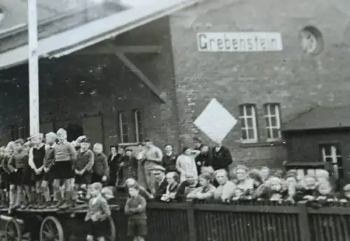 tolles altes Foto - Bahnhof Grebenstein - 1939