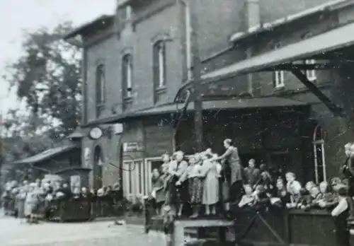 tolles altes Foto - Bahnhof Grebenstein - 1939