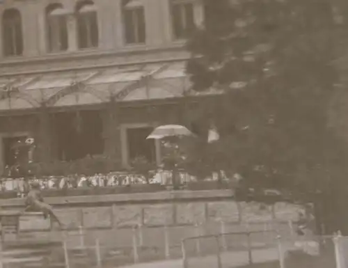 tolles altes Negativ -  Leopoldsbrunnen in Innsbruck - 20-30er Jahre 