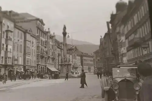 tolles altes Negativ -  Maria Theresien Strasse in Innsbruck - 20-30er Jahre