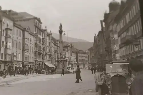 tolles altes Negativ -  Maria Theresien Strasse in Innsbruck - 20-30er Jahre 