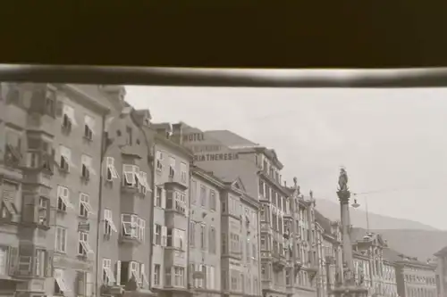 tolles altes Negativ -  Maria Theresien Strasse in Innsbruck - 20-30er Jahre