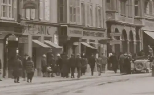 tolles altes Negativ -  Maria Theresien Strasse in Innsbruck - 20-30er Jahre