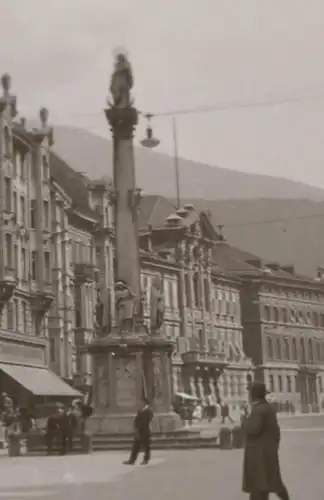 tolles altes Negativ -  Maria Theresien Strasse in Innsbruck - 20-30er Jahre