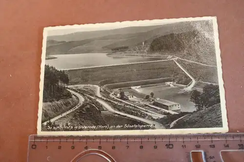 tolle alte Karte - Sösetalsperre - Osterode  Harz  1938