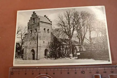 tolle alte Karte - Kirche in Kerkeminde Dänemark 1942