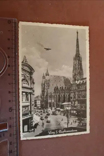 tolle alte Karte - Wien mit Stephansdom 1940 