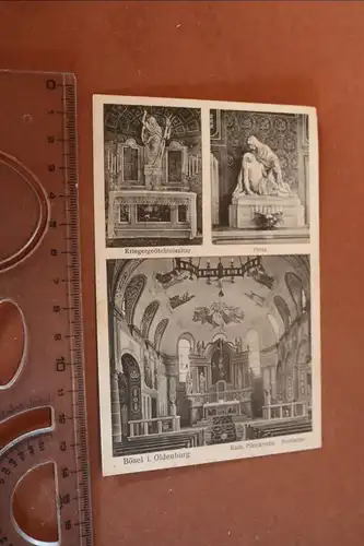 tolle alte Karte - Bösel i. Oldenburg Hochaltar der kath. Pfarrkirche  1910-30 ?