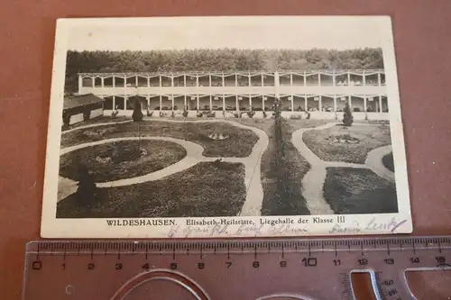 tolle alte Karte - Wildeshausen - Elisabeth-Heilstätte  Liegehalle  1926