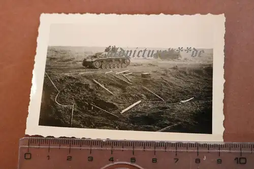 altes Foto - Sturmgeschütz  in Russland ?? (2)