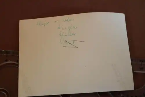 zwei alte Fotos - Pz.Hauptm.  und andere Offiziere - DKiG 