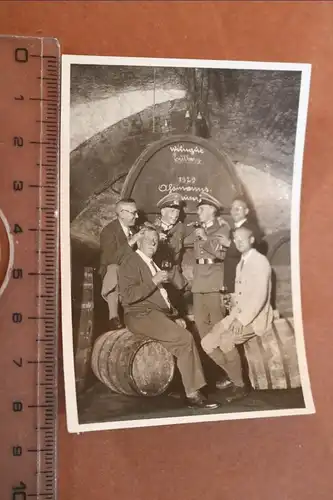 altes Foto - Soldaten und Zivilisten Weingut Eulberg  Asmannshausen 1929 