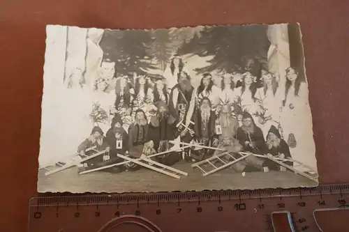 tolles altes Gruppenfoto Schulklasse Theateraufführung 1925