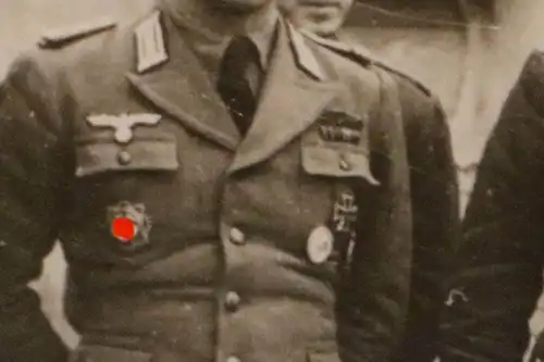 15 tolle alte Fotos  eines Soldaten - Frankreich, Briançon 1945 - DKiG Träger, 