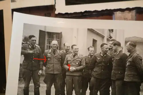 15 tolle alte Fotos  eines Soldaten - Frankreich, Briançon 1945 - DKiG Träger, 