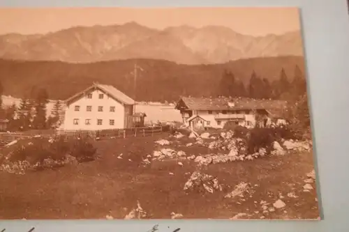 tolles altes Foto - Fischerhaus am Eibsee - 1900 -1910 ?