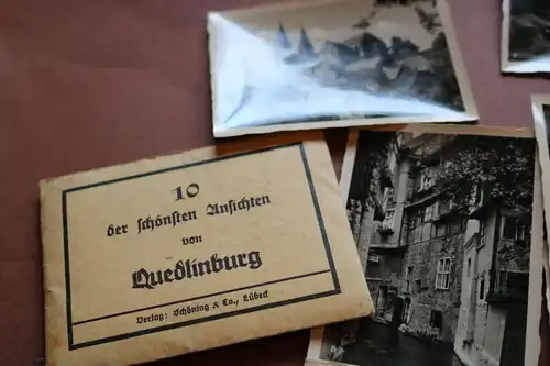 alte Kleinbildserie - Quedlingburg  10 Ansichten - 30er Jahre ???