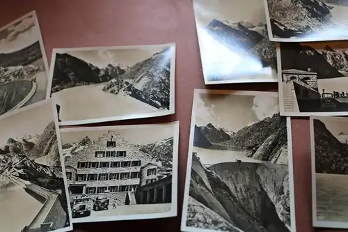 alte Kleinbildserie - Grimsel Schweiz 12 Ansichten - 30er Jahre ???