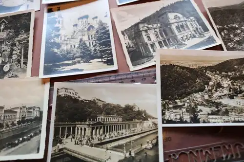 alte Kleinbildserie - Karlsbad 12 Fotos - Stoja Verlag 30-40er Jahre ?