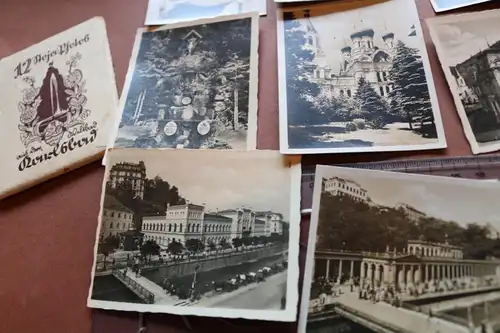 alte Kleinbildserie - Karlsbad 12 Fotos - Stoja Verlag 30-40er Jahre ?